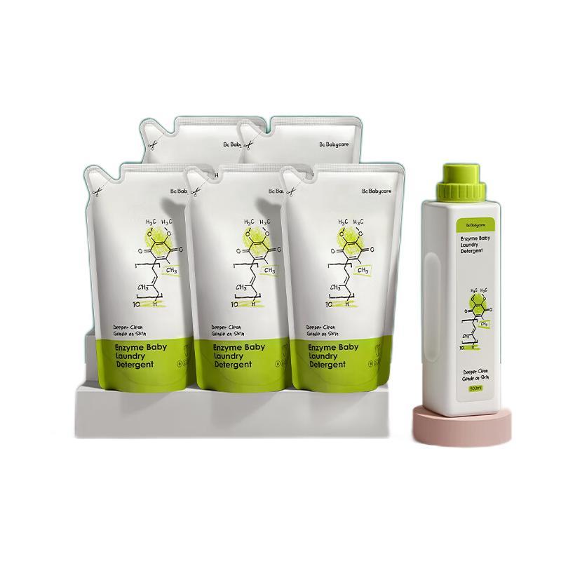 babycare 婴儿酵素洗衣液 3.3L 加赠云柔巾80抽*6包 44.55元(需买2件,需用券)