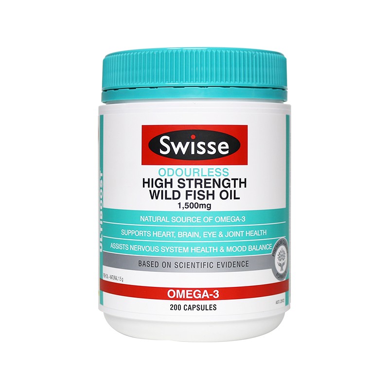 Swisse 斯维诗 深海鱼油软胶囊 1500mg*200粒 109元
