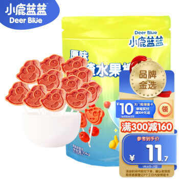 小鹿蓝蓝 山楂果然棒 原味 106g