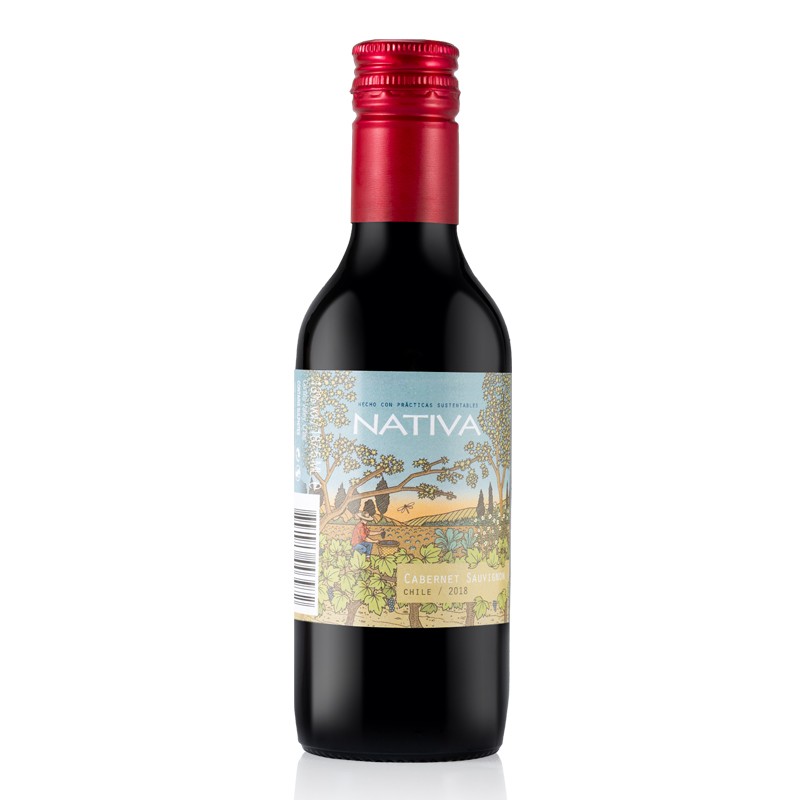 NATIV 那提维酒庄 A娜缇瓦 赤霞珠小瓶干红葡萄酒 187.5ml 19元