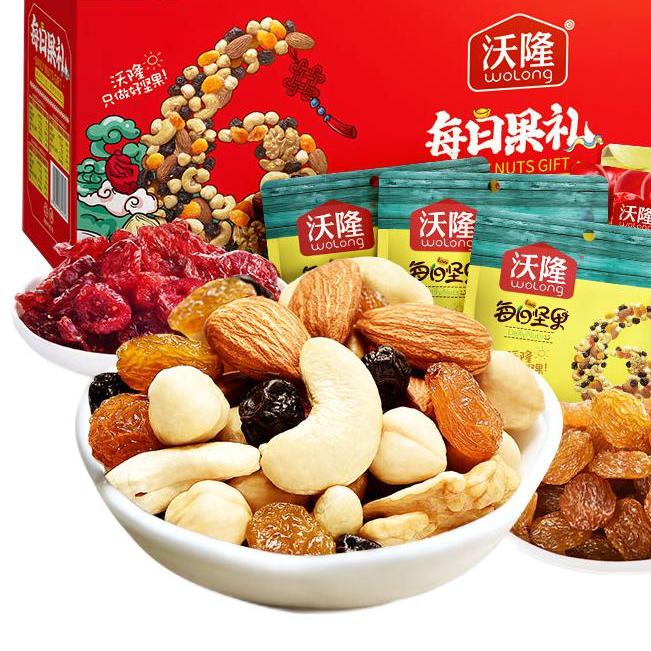 wolong 沃隆 每日果礼礼盒 混合口味 770g 53元（需买2件，需用券）