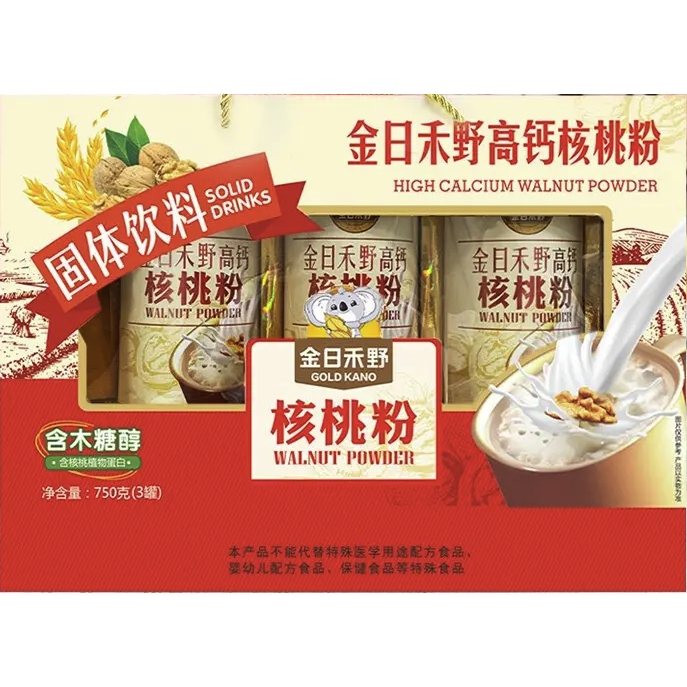 金日禾野 五谷蛋白粉礼盒装 750g 49.25元（需买2件，双重优惠）