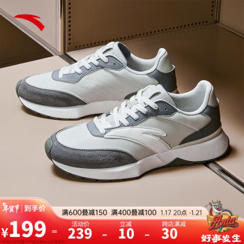 ANTA 安踏 传承70休闲鞋男鞋冬季低帮百搭运动鞋商场同款112338879