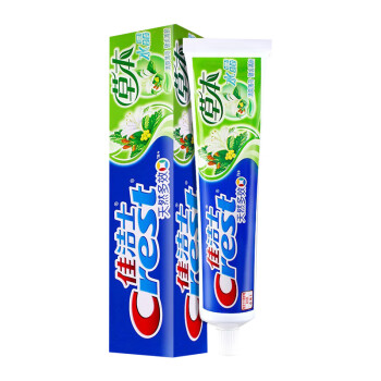 移动端：Crest 佳洁士 草本水晶牙膏90g 清爽薄荷香型 多效清洁清新口气