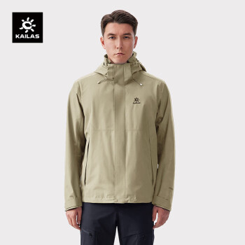 KAILAS 凯乐石 猎风硬壳冲锋衣防水透气户外运动外套单层徒步登山服男款