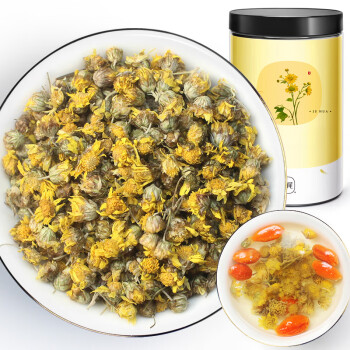 海尾 养生茶 菊花茶野菊花茶花草茶 小野菊养茶野菊花罐装60克