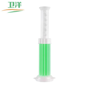 KD 卫洋WYS-1119 马桶伴侣小花 绿色栀子花 洗手间厕所洁厕清洁凝胶除臭去异味