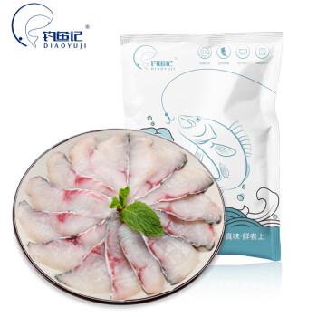 DIAOYUJI 钓鱼记 脆肉罗非鱼片500g 翡翠鱼片 免浆脆肉鲷鱼 酸菜鱼冷冻火锅食材