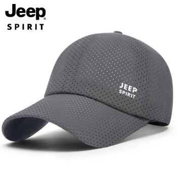 Jeep 吉普 帽子男棒球帽防晒遮阳帽男女士网眼透气鸭舌帽户外运动太阳帽