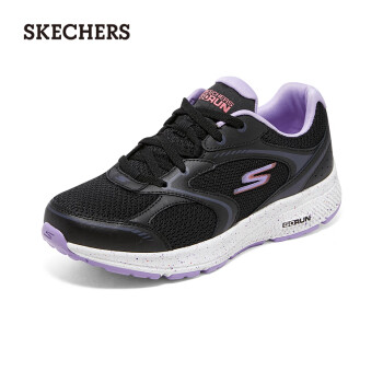 SKECHERS 斯凯奇 专业轻质减震跑步女鞋羽毛球运动鞋子128285
