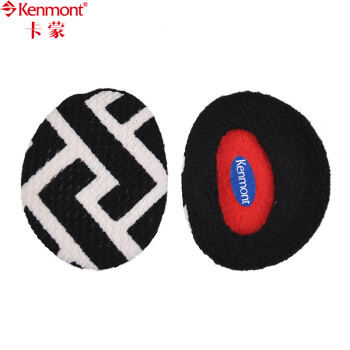KENMONT 卡蒙 无间耳套女保暖耳包防寒耳罩几何图案耳暖时尚耳捂女性耳朵套耳帽3967 M