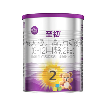 a2 艾尔 至初 2段较大婴儿配方奶粉（6-12月龄）400g 新西兰进口 新国标