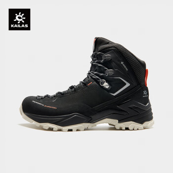 KAILAS 凯乐石 徒步鞋 高帮防水登山徒步鞋（MT5-PRO GTX HIGH）女款 墨黑-女款 38