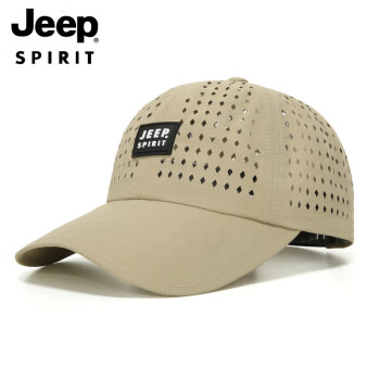 Jeep 吉普 帽子男棒球帽网眼速干遮阳帽男女士鸭舌帽休闲百搭太阳帽A0617