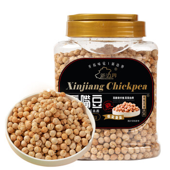 新边界香酥鹰嘴豆500g坚果炒货新疆特产非油炸即食熟豆健身粗粮代餐