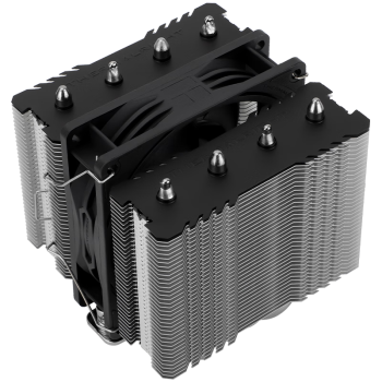 利民 PA120 MINI BLACK 绝双刺客 6热管风冷散热器 AGHP4.0热管 双塔带顶盖 支持LGA1700 ￥103.55