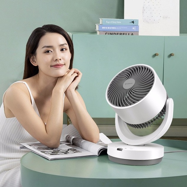 AIRMATE 艾美特 空气循环扇电风扇家用桌面台式节能四季循环小风扇大风量宿舍遥控摇头电扇轻音空调 CA15-R27 券后108.4元
