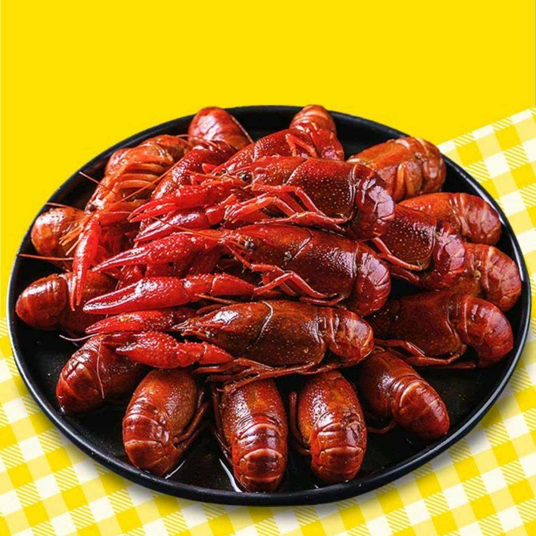 柳伍麻辣小龙虾整虾加热即食新鲜3-5钱净虾385克22-28只 700g*3盒 47.41元