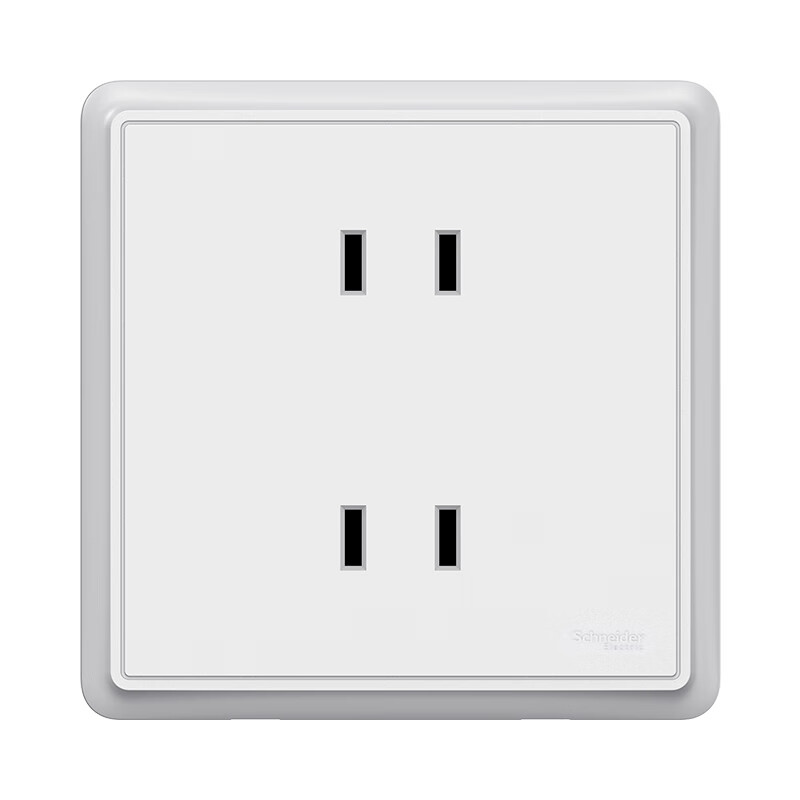 施耐德电气 智意系列 A3E426U2NP 四孔插座 白色 11.96元