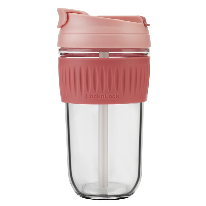LOCK&LOCK LLG699DPIK 单层玻璃杯 500ml 胭脂粉 59.38元