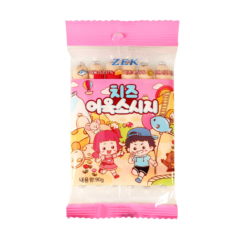 ZEK 韩国进口 深海芝士鳕鱼肠90g 3.1元(需买3件,需用券)