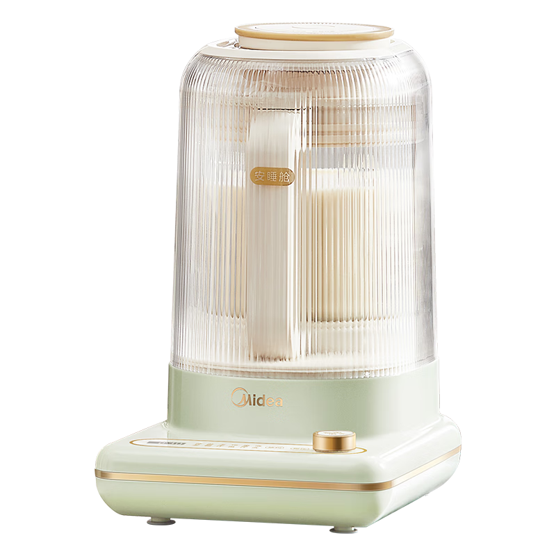 PLUS会员：美的（Midea）破壁机安睡舱低音43分贝1.2升家用豆浆机 柔音降噪榨汁机料理机 纤薄精巧小容量MJ-PB40ST21 188.58元（需凑单、需领券）