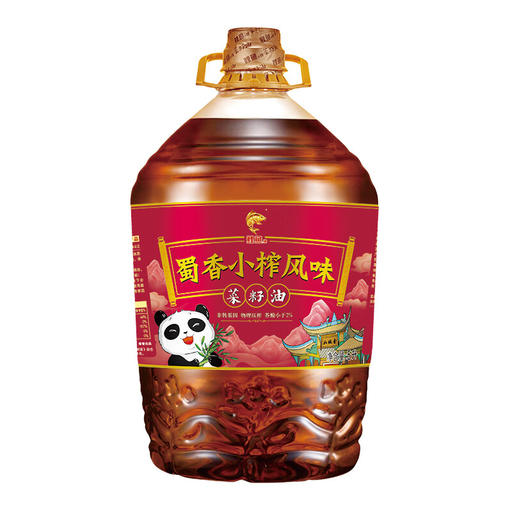 鲤鱼 物理压榨菜籽油 5L/桶 59.38元