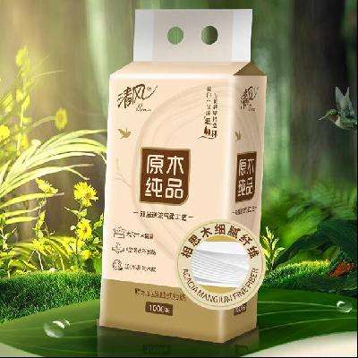 清风 挂抽大包悬挂式抽纸250抽*6提整箱（送挂钩） 28.75元包邮