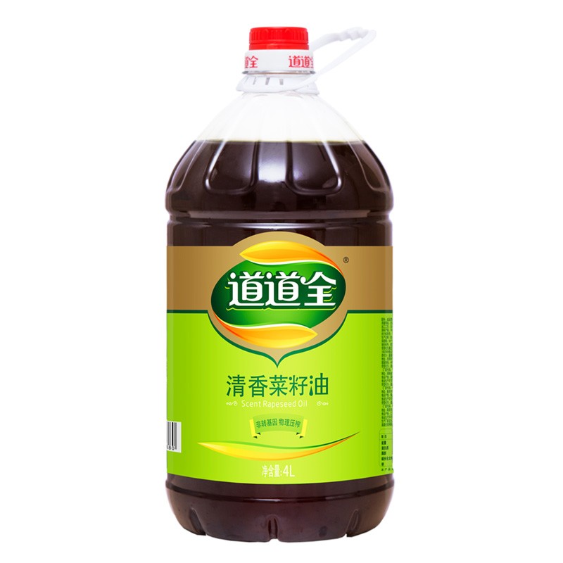 道道全 清香菜籽油 4L 50.22元