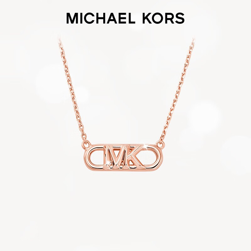 MICHAEL KORS 迈克·科尔斯 轻奢夏季字母logo项链锁骨链 MKC164200791 ￥279