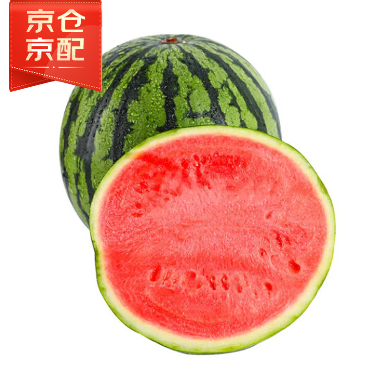 Mr.Seafood 京鲜生 京觅 京鲜生 无籽麒麟西瓜 1粒装 单果2.5kg起 35.9元