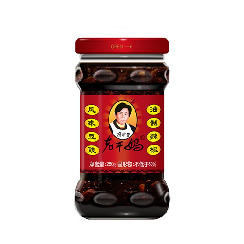 老干妈 风味豆豉 油制辣椒 280g 9.9元