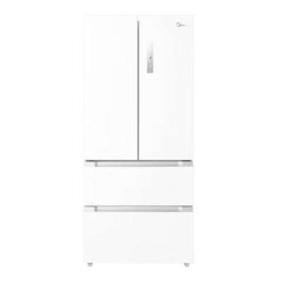 再降价、PLUS会员：Midea 美的 508升变频一级能效法式多开门双系统双循环冰箱BCD-508WTPZM(E)白色 4288.2元包邮（双重优惠）
