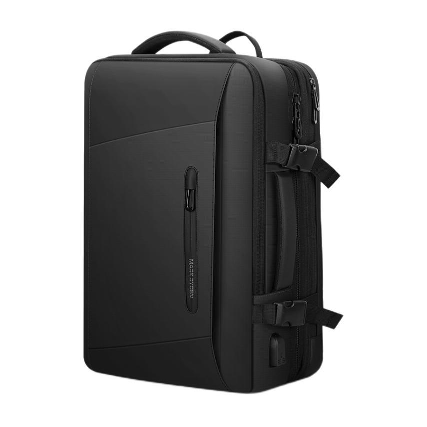 MARK RYDEN 马可·莱登 17.3英寸双肩电脑包 MR-9299 39L 典雅黑 券后183元