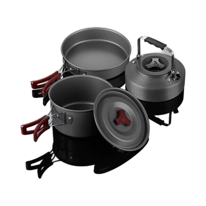 Fire-Maple 火枫 FMC-204 户外野营套锅 1401204 黑色 2-3人 74.25元