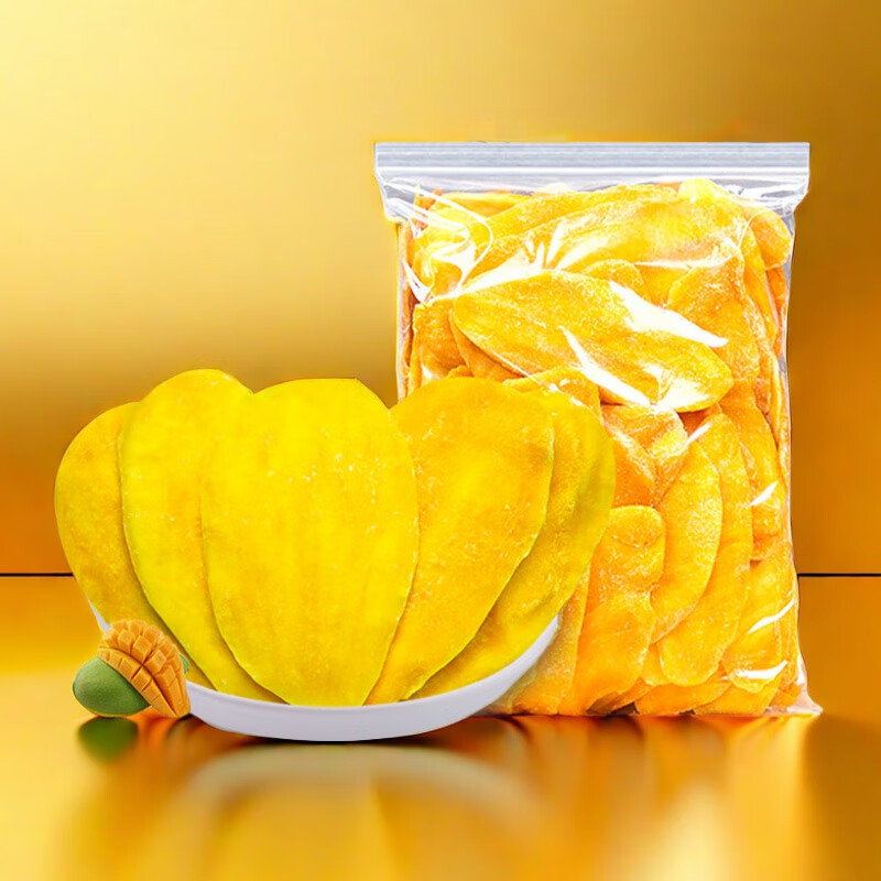 新宝 芒果干散装批发整箱泰国水果干健康休闲零食小吃网红果脯蜜饯 100g袋装 券后13.8元
