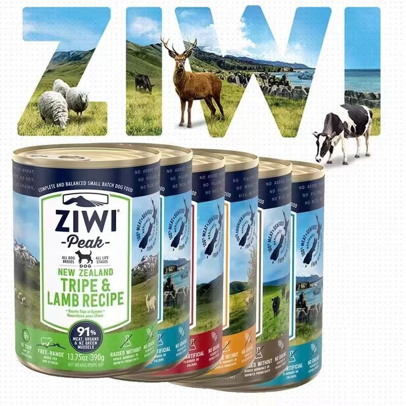 ZIWI 滋益巅峰 主食狗罐头390g5罐 全犬通用新西兰进口主食罐零食 牛肉配方 390g*5罐 191.75元