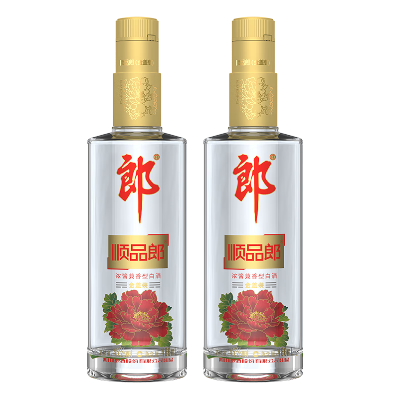 puls会员:郎酒 金盖 兼香型45度 480mL*2瓶 128.8元(需领券,合64.4元/件)