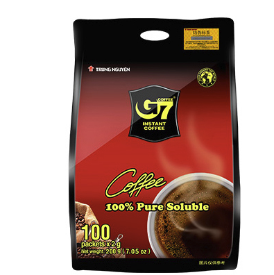 G7 COFFEE 中原G7美式速溶0蔗糖0脂健身黑咖啡200g（2g*100包）越南进口 65元