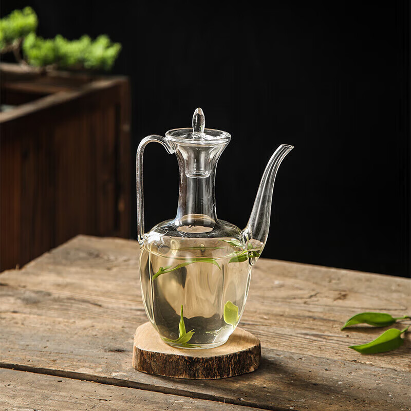 限移动端、京东百亿补贴：一朵棠 玻璃泡茶壶仿宋手执壶耐热玻璃贵妃壶电陶炉可用 550ml 仿宋贵妃执壶-550ml 48.09元