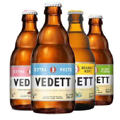 临期品:Vedett 白熊 经典+接骨木+玫瑰红 精酿啤酒 330ml*24瓶 组合箱装 138.71元 包邮(多重优惠,10月30日到期,介意勿买)