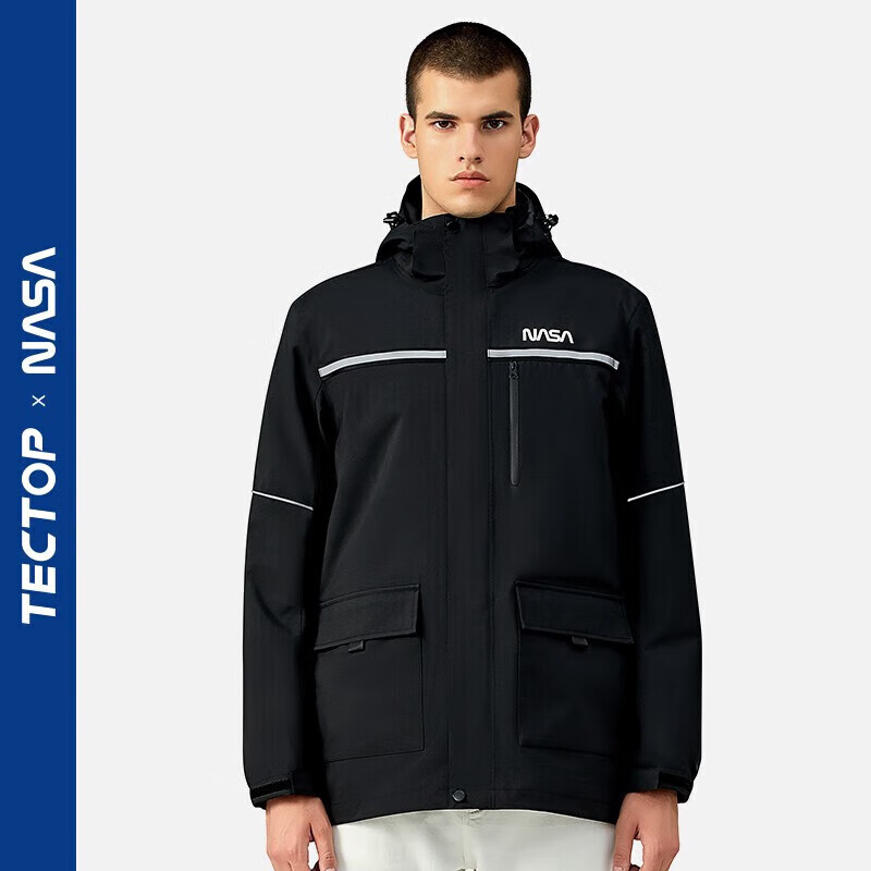 TECTOP 探拓 三合一冲锋衣 男女户外防寒服 157.96元包邮 (需用券)