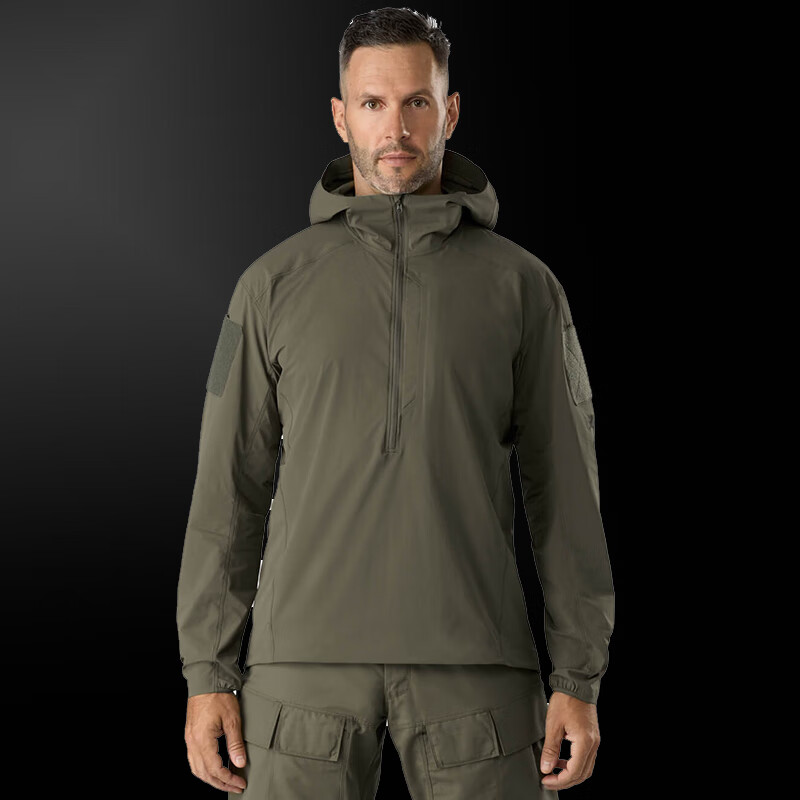 ARC'TERYX 始祖鸟 ARC’TERYX)LEAF GAMMA SL ANORAK 始祖鸟 军鸟 防风透气户外半拉连 软壳夹克 RG ¥2387.01
