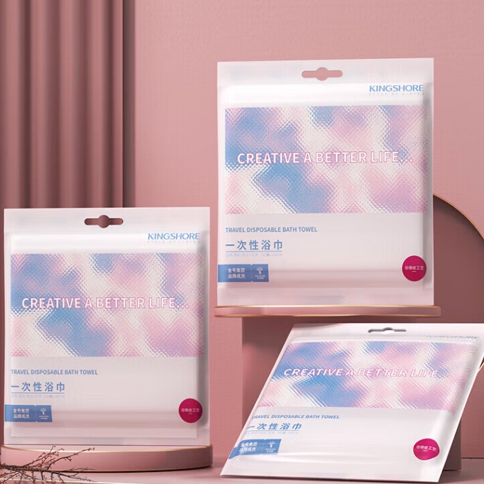 KINGSHORE 金号 一次性毛巾 2条*30*50cm 65g +浴巾 1条*70*140cm 券后9.9元包邮