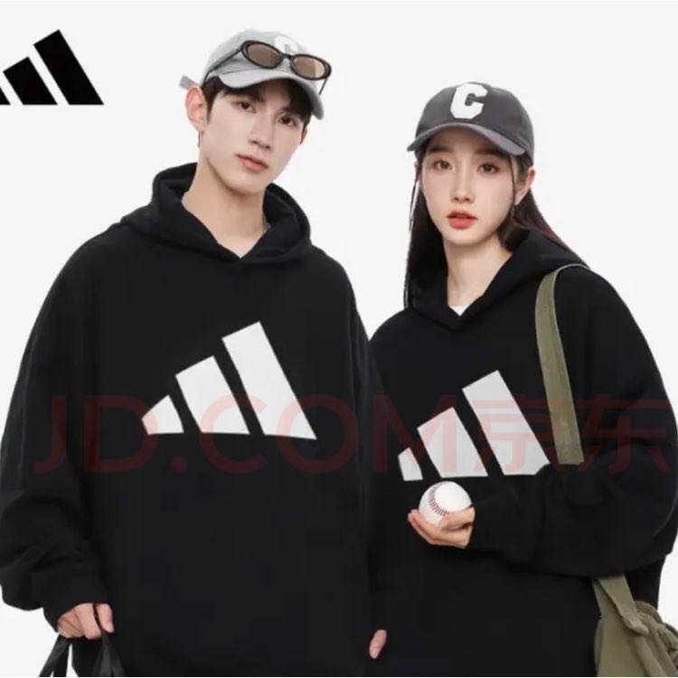 京东百亿补贴:阿迪达斯 (adidas)百搭舒适简约潮流运动休闲卫衣 XL码 256.41元包邮