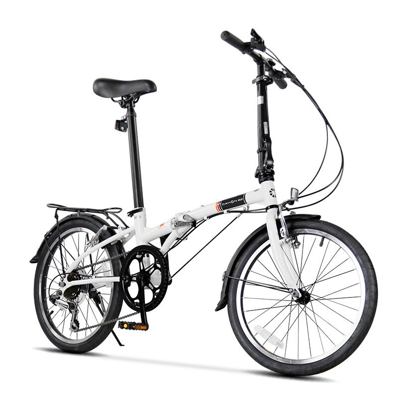 DAHON 大行 D6 折叠自行车 HAT060 白色 6速 20英寸 券后1241.51元
