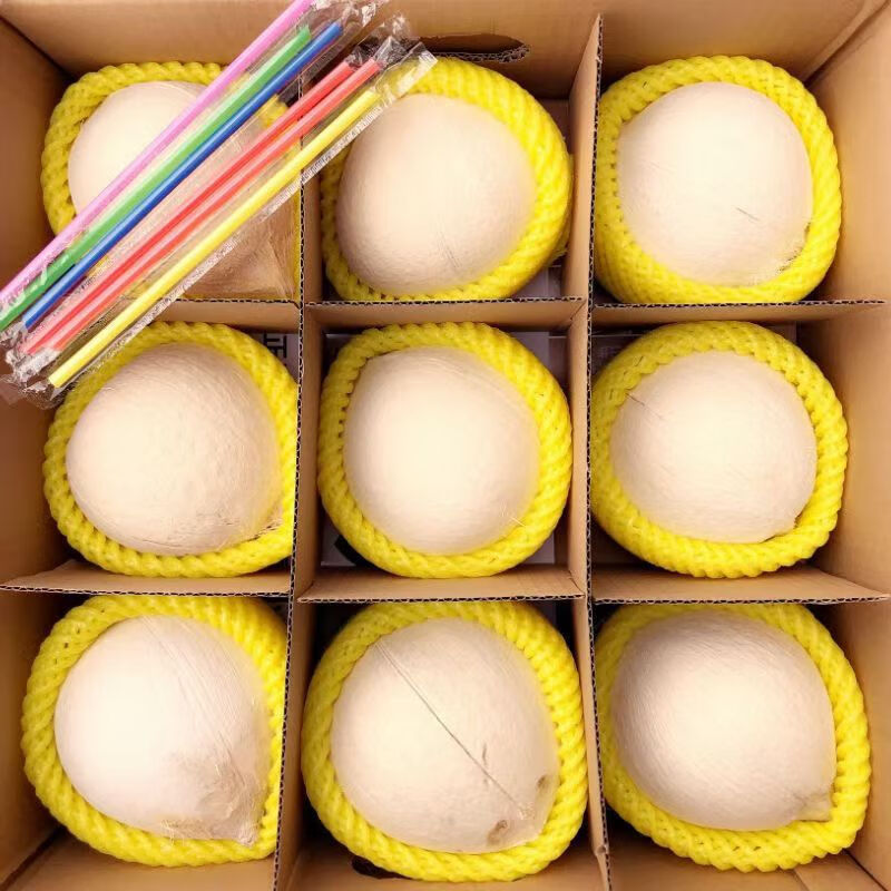 泰国奶香椰皇 2个礼盒装 单果400-600g 16.27元(需买3件,需用券)