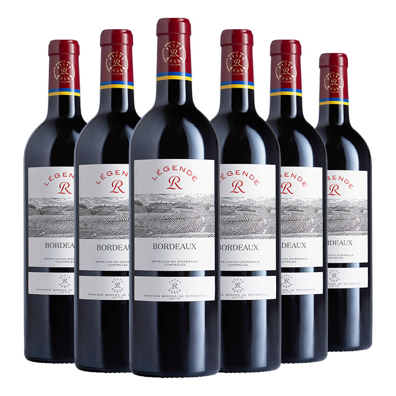 CHATEAU LAFITE ROTHSCHILD 拉菲古堡 传奇波尔多 赤霞珠 干红葡萄酒 750ml*6瓶 整箱装 648元