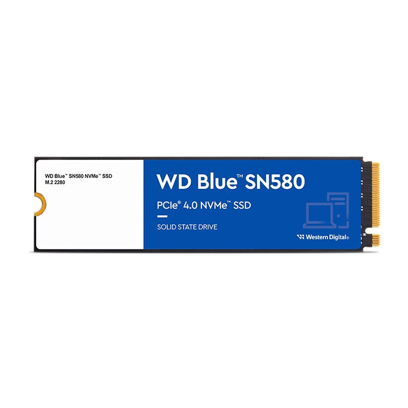 西部数据 WD）SN580/SN770 SSD固态硬盘1T 2T M.2接口 NVMe协议台式机笔记本M2固态硬盘适配黑神话悟空 379元