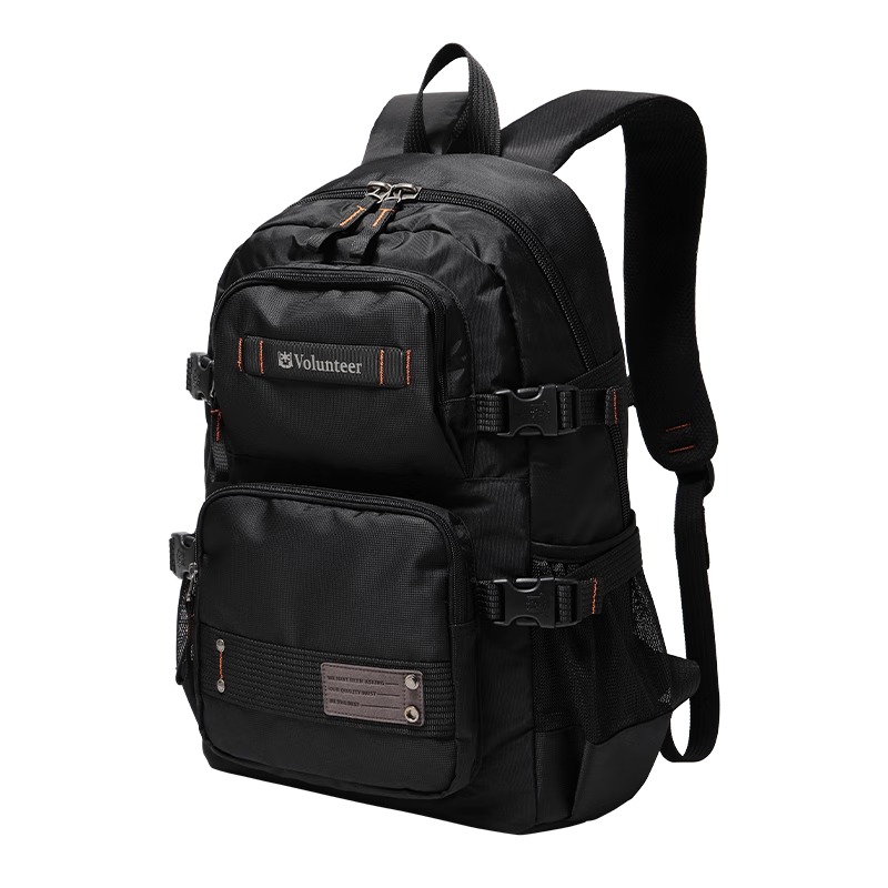 斯帕曼时尚男士背包牛津布商务通勤电脑包大容量减负旅行双肩包学生书包 黑色(A款) ¥167